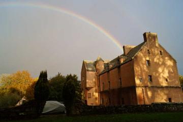 Rainbow over Druminnor Castle 1