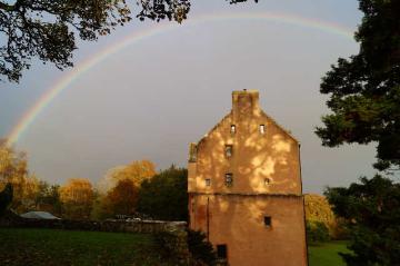 Rainbow over Druminnor Castle 2