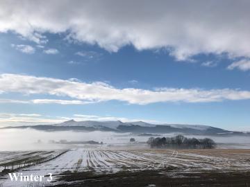 GW snowy bennachie Winter