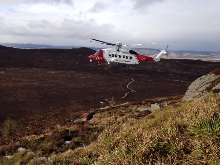 Aberdeen Mountain Rescue Helicopter
