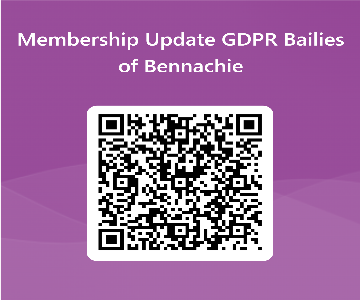 Qrcode For Membership Update Gdpr Bailies Of Bennachie