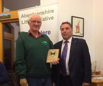 Harry Leil Receives a Green Butterfly Award